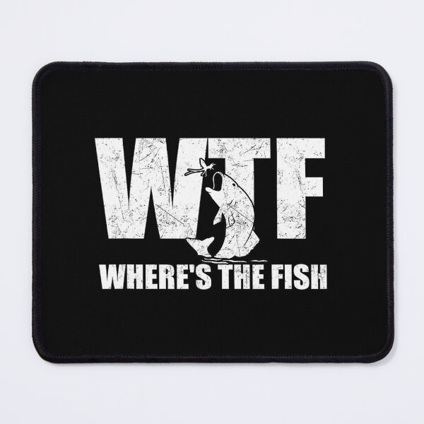 Item preview, WTF Where's The Fish 's Funny Fishing Fathers Day designed and sold by berdartreviib.