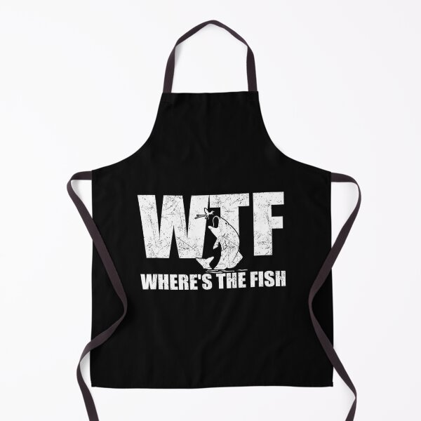 Item preview, WTF Where's The Fish 	's Funny Fishing 	 Fathers Day 		 designed and sold by berdartreviib.