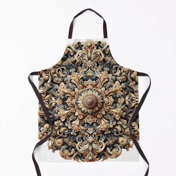 Item preview, Golden Baroque Mandala designed and sold by DreamMandalas.