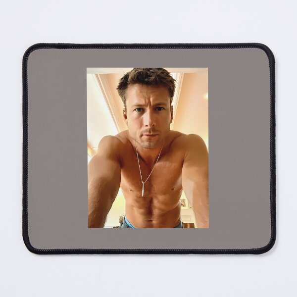 Item preview, GLEN-POWELL-SHIRTLESS designed and sold by PolishedPulse.