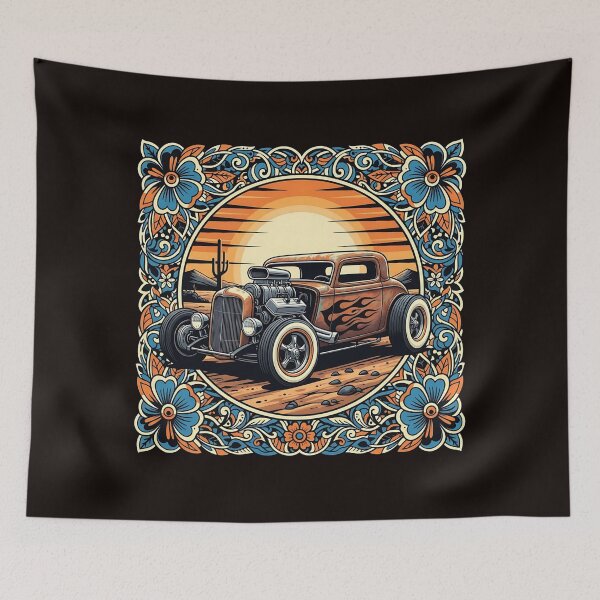 Item preview, Rusty Patina Hot Rod and Desert Sunset designed and sold by Friends Custom Creations.
