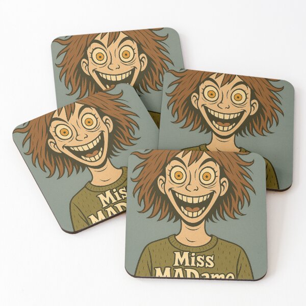 Item preview, Crazy woman with crazy look designed and sold by ShopikArt.