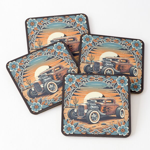 Item preview, Rusty Patina Hot Rod and Desert Sunset designed and sold by Friends Custom Creations.