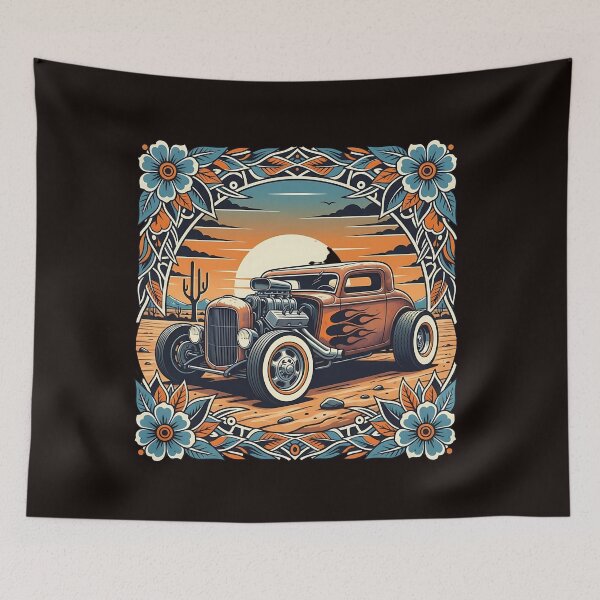 Item preview, Rusty Patina Hot Rod and Desert Sunset designed and sold by Friends Custom Creations.