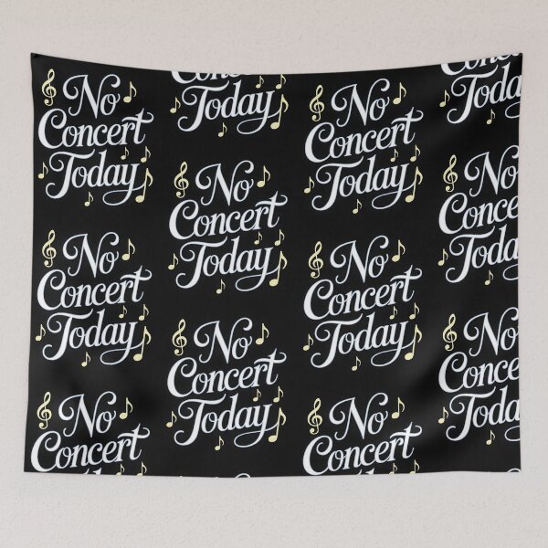 Item preview, No Concert Today: The Silence Before the Encore (Or The Day Off) designed and sold by Tom-Apex-Art.