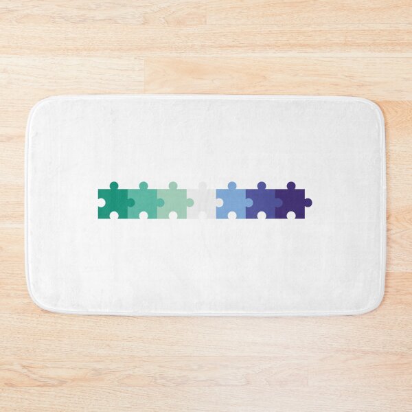 Item preview, Gay Flag Puzzle – Subtle LGBTQ+ Pride for Everyday Wear designed and sold by SafeSpace-co.