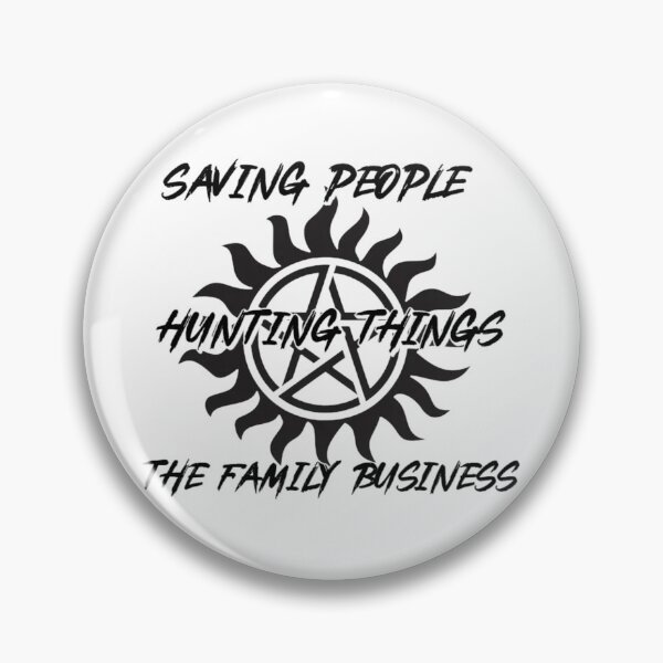 Item preview, Supernatural Demon Trap Slogan designed and sold by JJBarnesMerch.