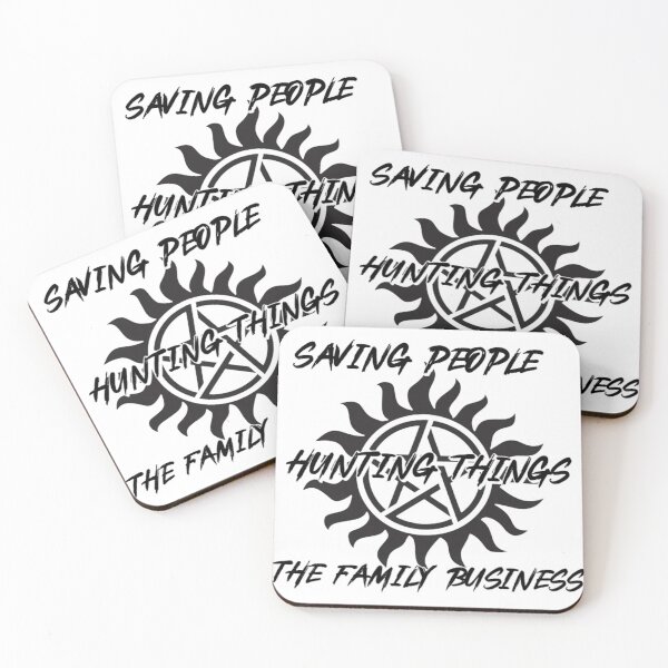 Item preview, Supernatural Demon Trap Slogan designed and sold by JJBarnesMerch.