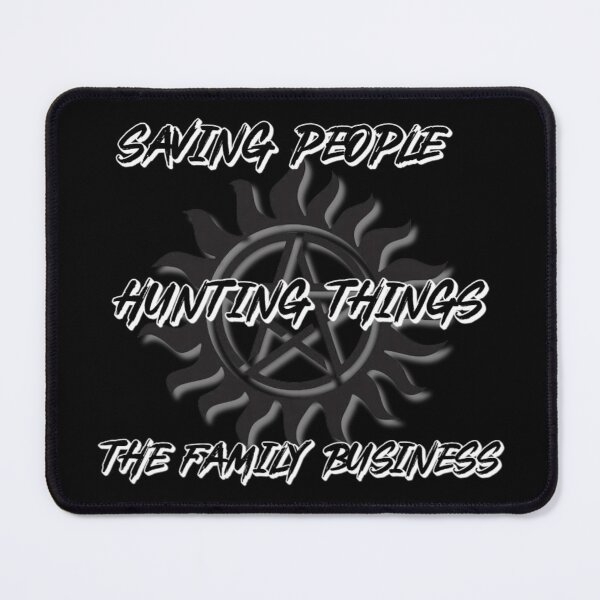 Item preview, Supernatural Demon Trap Slogan designed and sold by JJBarnesMerch.