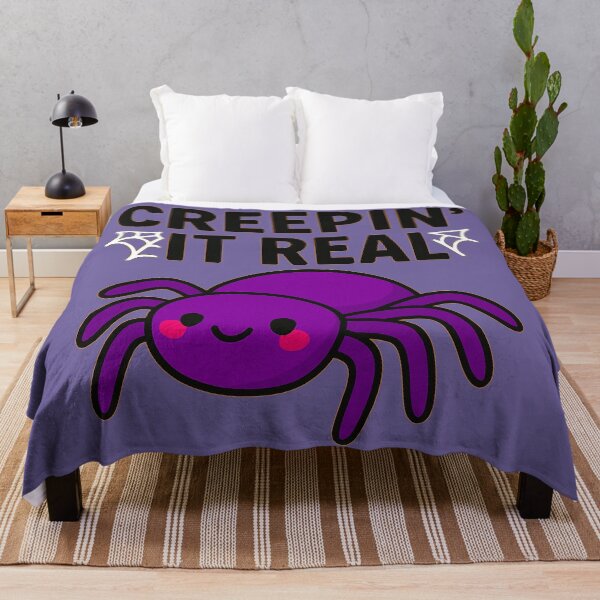 Artikelvorschau, Creepin’ It Real – Purple Spider Vibes - V3 entworfen und verkauft von WheelieGdArt.