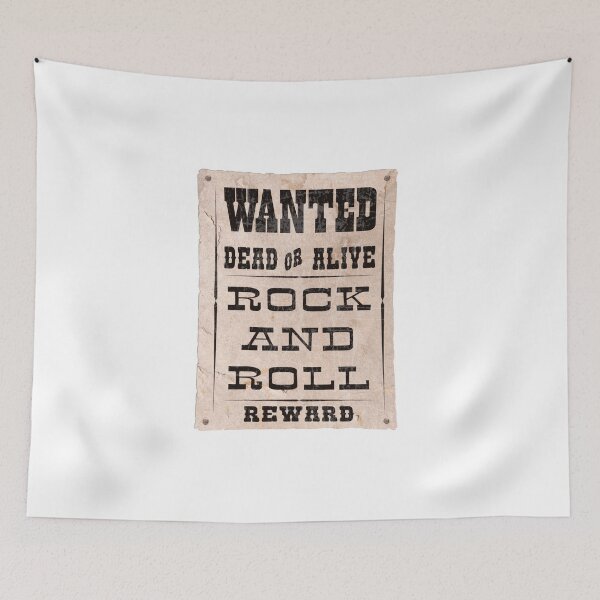 Item preview, ROCK AND ROLL WANTED designed and sold by RonnyMilleo.