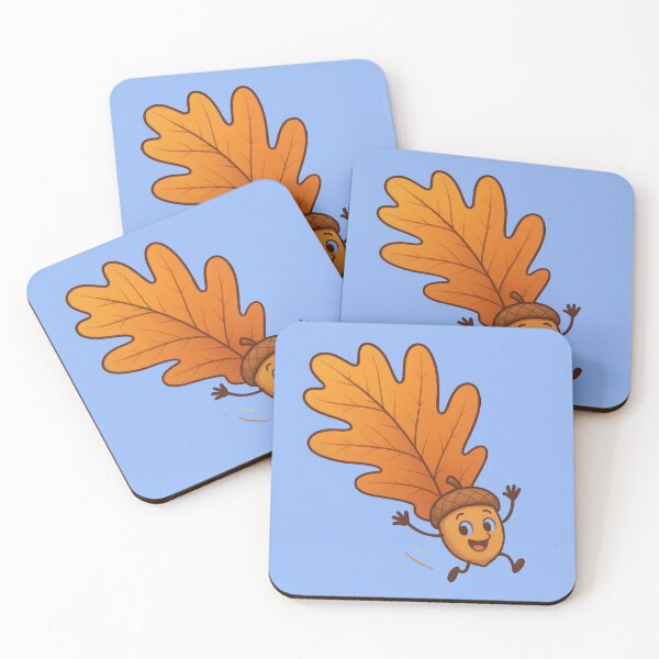 Item preview, An Acorn's Joyful First Flight on an Oak Leaf designed and sold by IraBum.