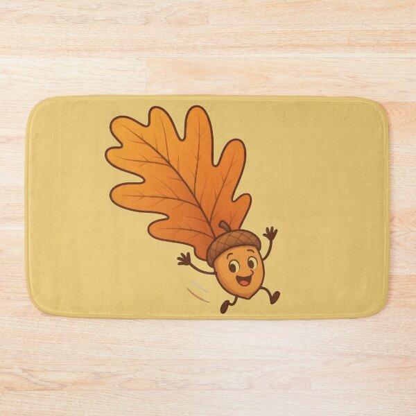 Item preview, An Acorn's Joyful First Flight on an Oak Leaf designed and sold by IraBum.