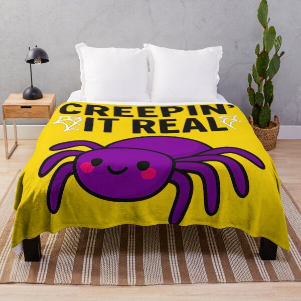 Artikelvorschau, Creepin’ It Real – Purple Spider Vibes - V4 entworfen und verkauft von WheelieGdArt.