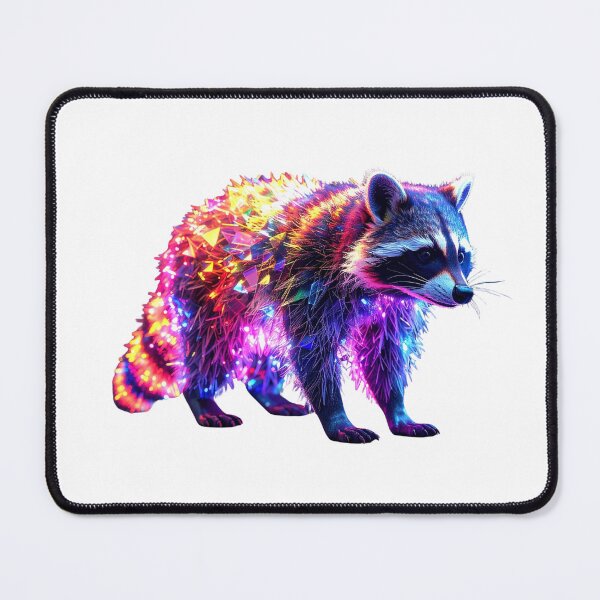 Item preview, Beautiful Glowing Raccoon designed and sold by GloriousArtSKD.