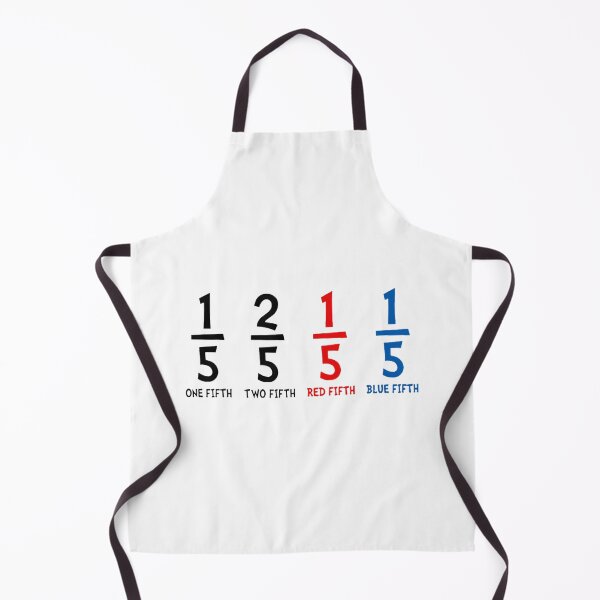 Item preview, One Fifth Two Fifth Red Fifth Blue Fifth Math Teacher designed and sold by zhaoyimuteenr.