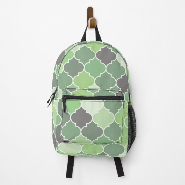 Item preview, Green Moroccan Tiles Quatrefoil Ornate Gothic Design designed and sold by Angela Dow.
