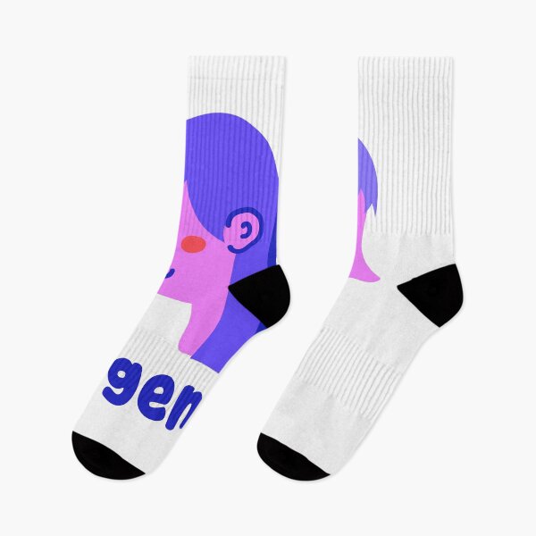 Item preview, Gemini Zodiac Sign Vector –  Design for Stickers, Socks, Hats & Pillows designed and sold by SevoBaho.