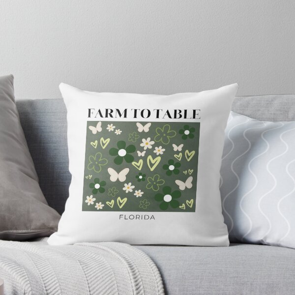 Item preview, Farm to Table Florida Green Aesthetic Art, Organic Farm Life Poster, Fresh Produce Design, Florida Agriculture Art, Eco Friendly Farming Decor, Botanical Illustration Print designed and sold by TialCorner.