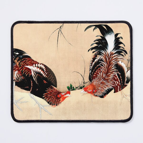 Item preview, Japanese Katsushika Hokusai’s Roosters or Gamecocks Ukioy-e designed and sold by Pixelchicken.