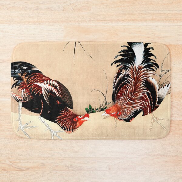 Item preview, Japanese Katsushika Hokusai’s Roosters or Gamecocks Ukioy-e  designed and sold by Pixelchicken.