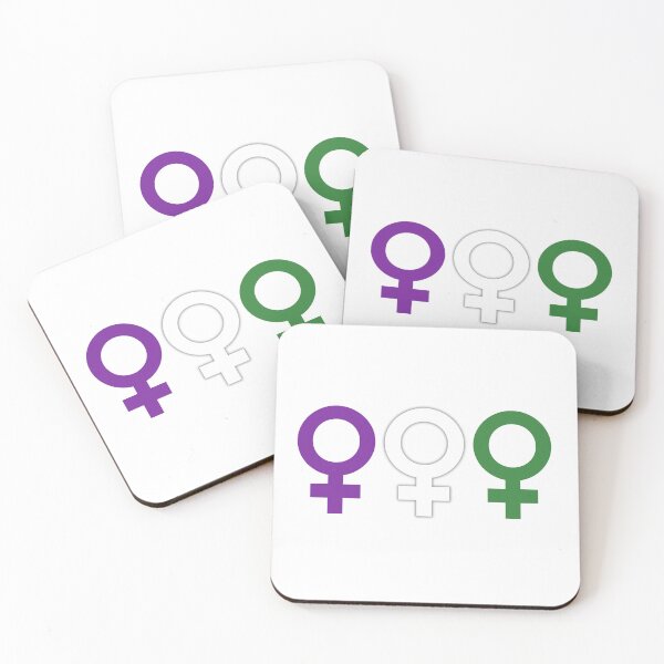 Item preview, Female Symbol Suffragette Colours Feminist designed and sold by JJBarnesMerch.