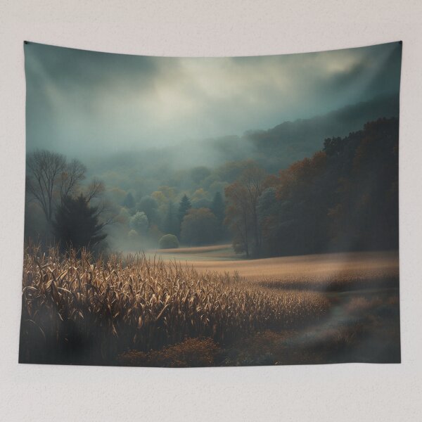 Item preview, The Silent Glow of Autumn Mist designed and sold by oanaunciuleanu.
