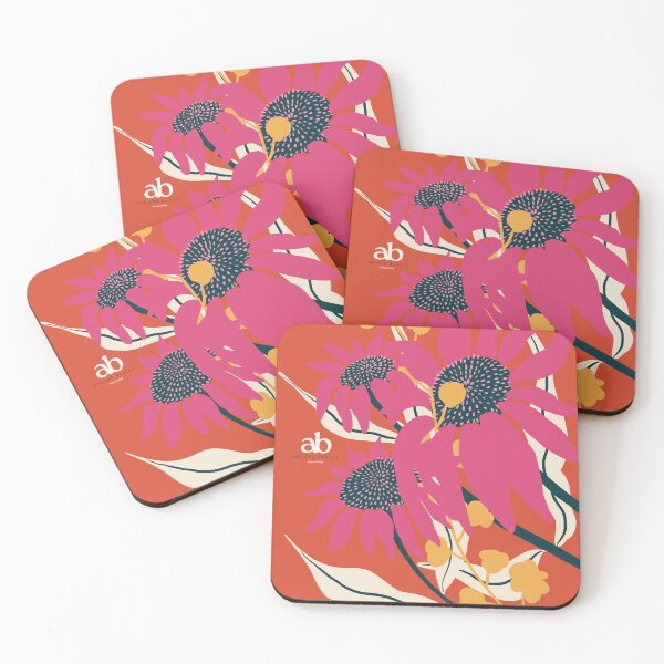 Item preview, Wild flowers orange background designed and sold by Adriana Bracho.