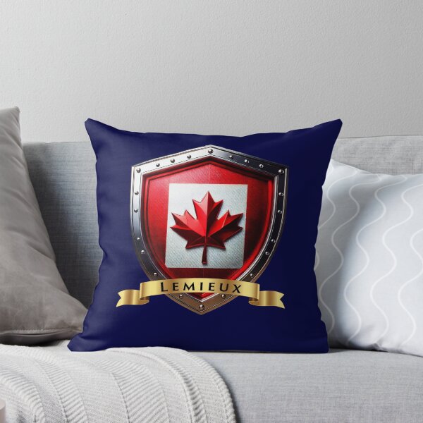 Item preview, Lemieux Family Canada Shield, Maple Leaf Heraldry Crest designed and sold by Highlandkings.