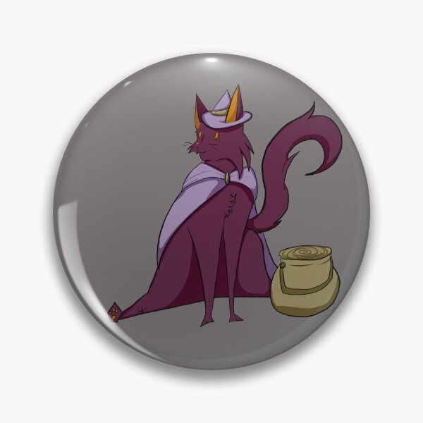 Item preview, Witch Cat! (Purple) designed and sold by AnthamaArt.