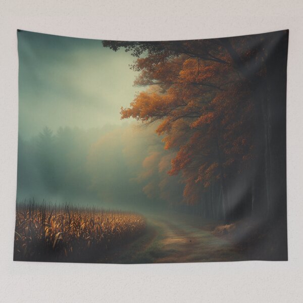 Item preview, The Silent Glow of Autumn Mist designed and sold by oanaunciuleanu.