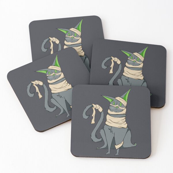 Item preview, Mummy Cat! (Green) designed and sold by AnthamaArt.