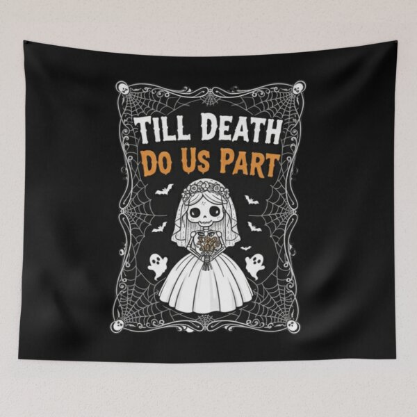 Item preview, Till Death Do Us Part" Skeleton Bride designed and sold by Silent Watch Threads..
