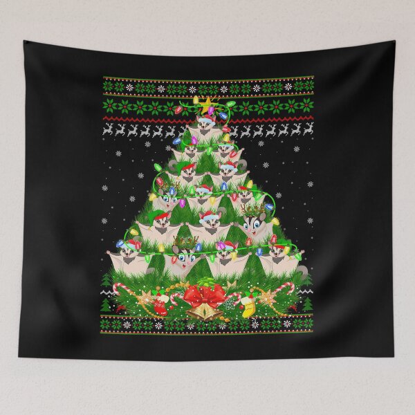 Item preview, Sugar Glider Xmas Lighting Tree Sugar Glider Ugly Christmas 		 designed and sold by gotinevojicj.