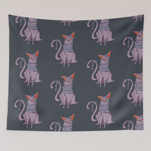 Item preview, Mummy Cat! (Purple) designed and sold by AnthamaArt.