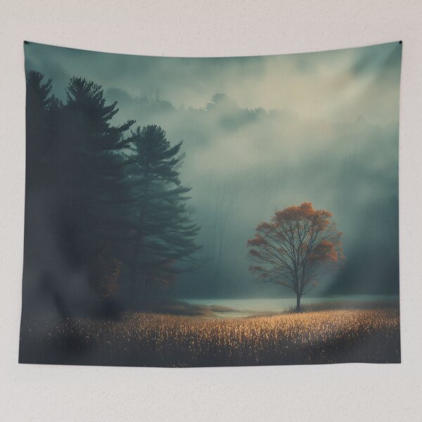 Item preview, The Silent Glow of Autumn Mist designed and sold by oanaunciuleanu.