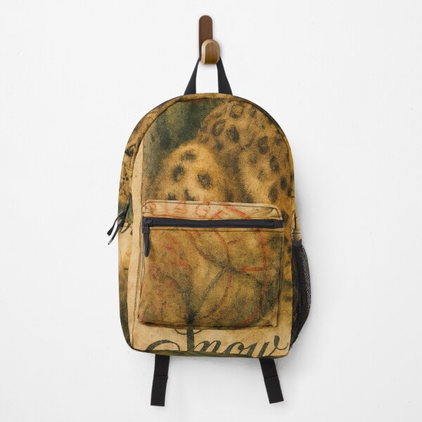 Item preview, Vintage Snow Leopard Stamp – Wild Elegance in Sepia designed and sold by ForeverPrintsOK.