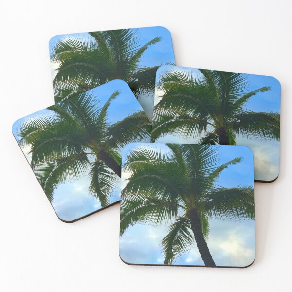 Item preview, Hawaiian Tropical Palm Tree In Sky Art Photo designed and sold by DEC02.