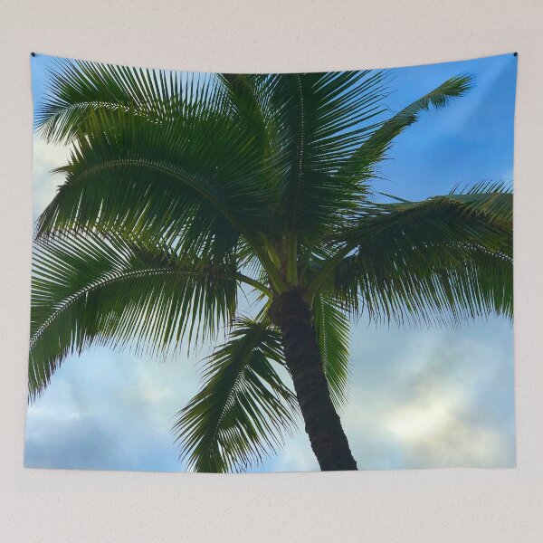 Item preview, Hawaiian Tropical Palm Tree In Sky Art Photo designed and sold by DEC02.