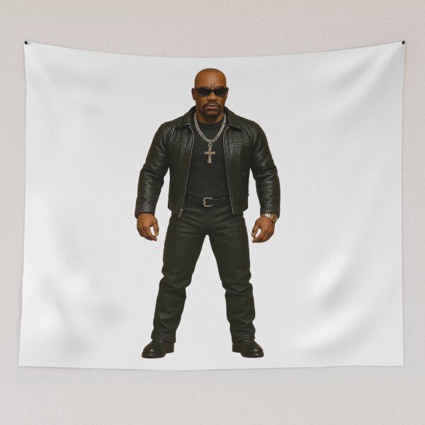 Item preview, Strong Leather-Clad Man With Bold Confident Presence designed and sold by kylmllr101684.