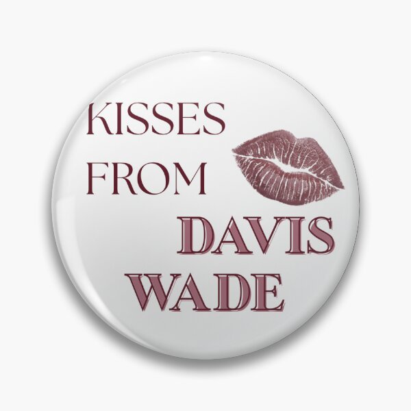 Item preview, Kisses From Davis Wade Football Gameday Pin Button designed and sold by Kickoff Buttons.