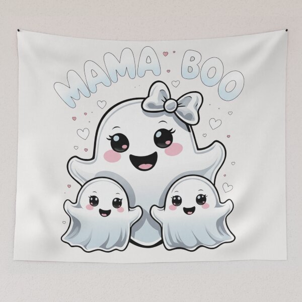 Item preview, Mama Boo Cute Ghost Mom & Babies | Kawaii Halloween Motherhood designed and sold by wellie-chic.