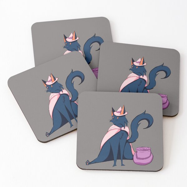 Item preview, Witch Cat! (Blue) designed and sold by AnthamaArt.