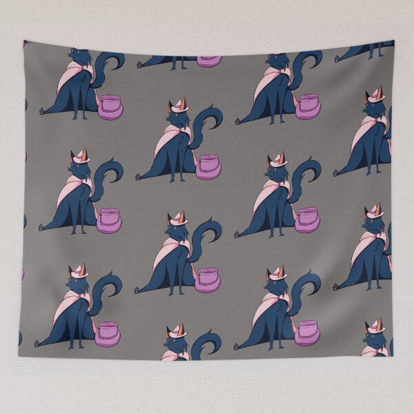 Item preview, Witch Cat! (Blue) designed and sold by AnthamaArt.