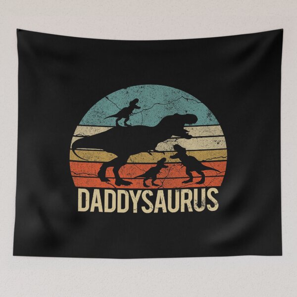 Item preview, Daddy Dinosaur Daddysaurus 3 three Kids xmas christmas 	 		 designed and sold by hortasfayalaa.