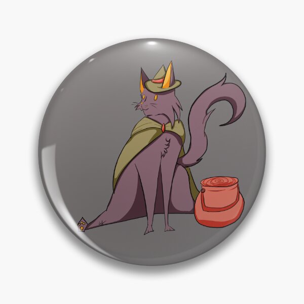 Item preview, Witch Cat! (Muted Purple) designed and sold by AnthamaArt.