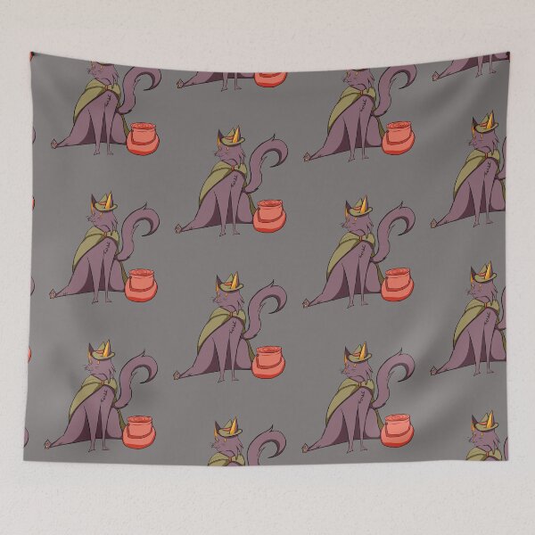 Item preview, Witch Cat! (Muted Purple) designed and sold by AnthamaArt.