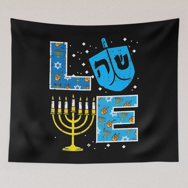 Item preview, Love Hanukkah Dreidel 	orah Jewish Chanukah 	 	 Kids 		 designed and sold by soumajasarm.