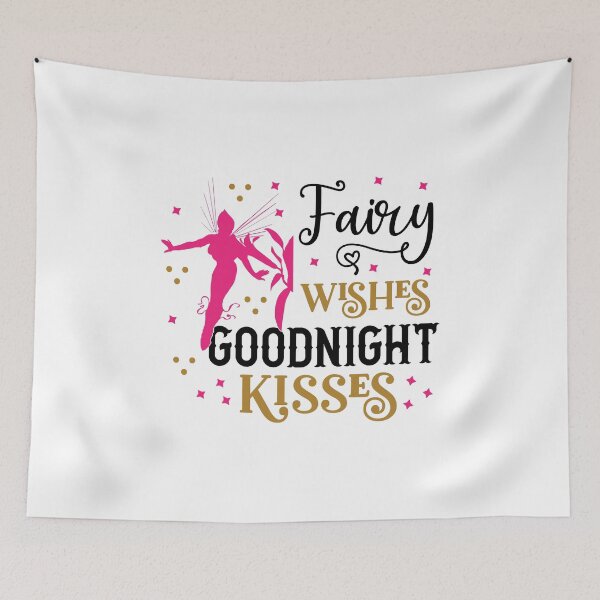 Item preview, Fairy Wishes Goodnight Kisses – Cute Kids Pajama Tee, Magical Sleep Shirt designed and sold by AgnieszkaTees.