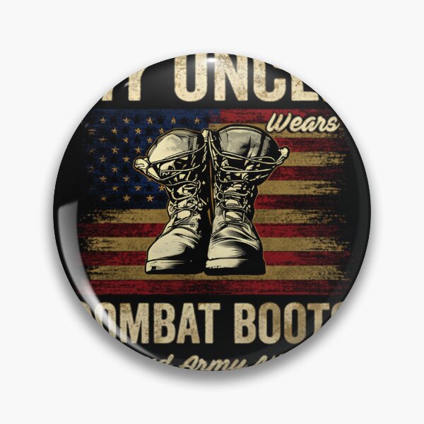 Item preview, My Uncle Wears Combat Boots Proud Army Niece Veteran Uncle Pullover 		 designed and sold by muhuzaalithy.